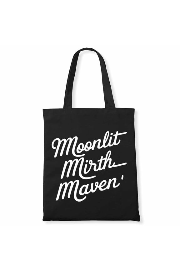 Moonlit Mirth Maven Shirt Cute Halloween Costume School Teacher Canvas Bag 1Pc