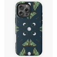 thumbnail image 1 of Moonlit Moths Celestial Night Design N5700 Phone Case for iPhone 17 16 15 14 13 12 11 Pro Max, 1 of 2