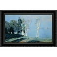 thumbnail image 1 of Moonlit Night 24x16 Black Ornate Wood Framed Canvas Art by Isaac Levitan, 1 of 3
