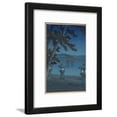 thumbnail image 1 of Moonlit Night in Miyajima, Scenic Framed Art Print Wall Art by Kawase Hasui Sold by Art.Com, 1 of 6