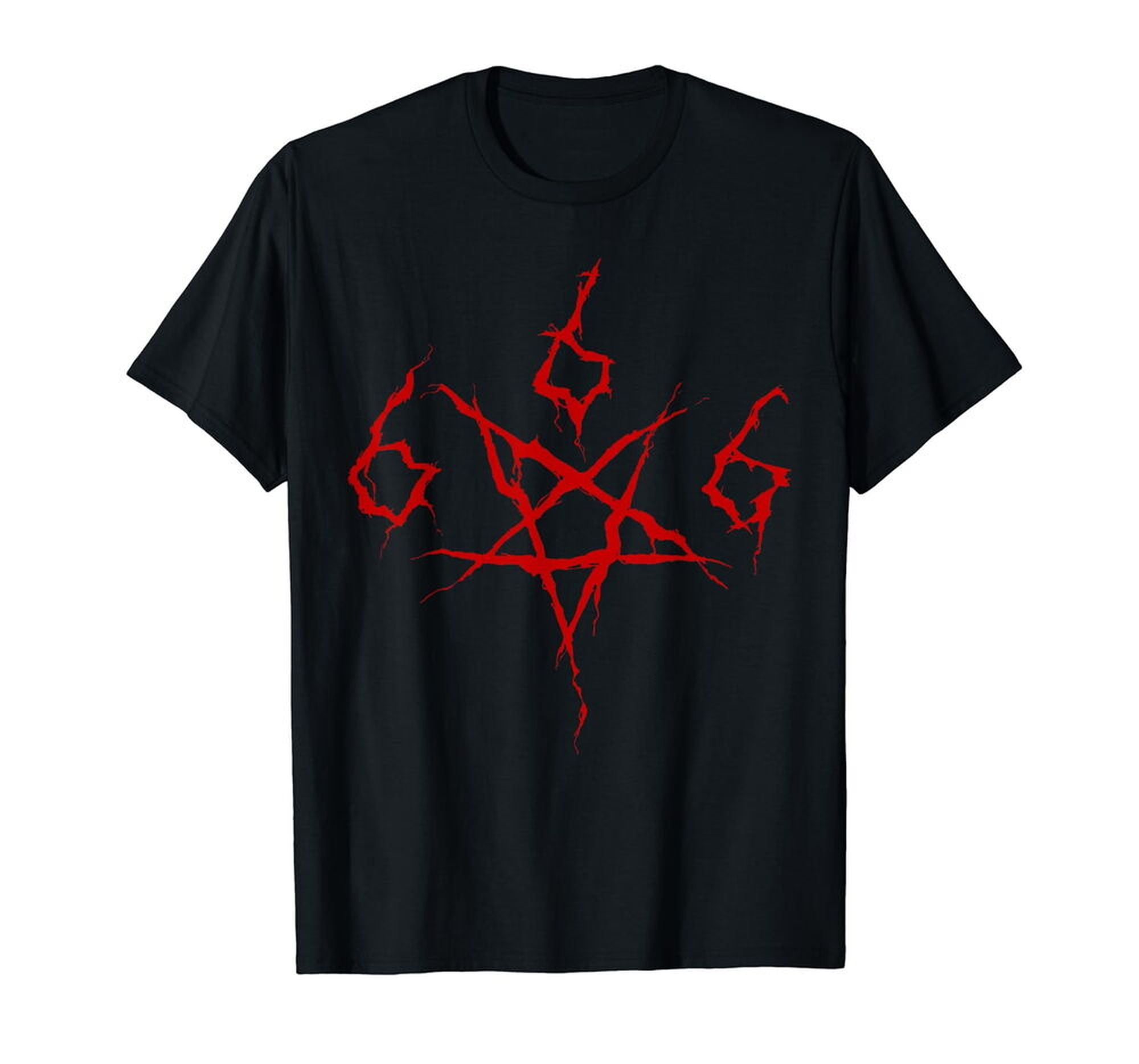 Moonlit Skull: Sinister Occult Demon T-Shirt with a Dark Heart ...
