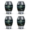 thumbnail image 1 of Moonlit Wilderness Mini Keepsake Urns Keepsakes For Ashes Of Loved Ones - Cremation Urns For Human Ashes Adult Female - Burial Urns For Adult Human Ashes (Size-3inch,4Pcs), 1 of 5