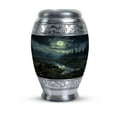 thumbnail image 1 of Moonlit Wilderness Small Urns For Human Ashes, Keepsake Urns For Ashes, Urns For Women Ashes, Funeral Urns For Adult Ashes, Decorative Urns For Mom Ashes, Miniature Urns, Metal Urn For Ash 3inch, 1pcs, 1 of 5