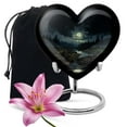 thumbnail image 1 of Moonlit Wilderness Urns For Human Ashes Adult Female Mom - Bird Ashes Urns - Memorial Urns For Ashes Adult Female - Adult Urns Large - Decorative Urns - Large Cremation Urn for Ashes Women - 8 Inches, 1 of 5