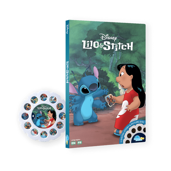 Moonlite Lilo & Stitch Interactive Story Reel, Electronic Learning System for Ages 2-6