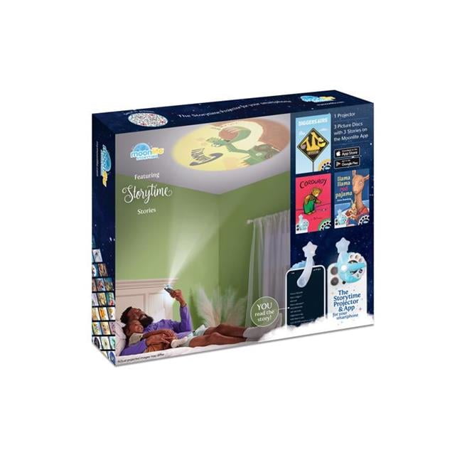 Moonlite Storytime Storytime 3 Story Projector Blue - Walmart.com