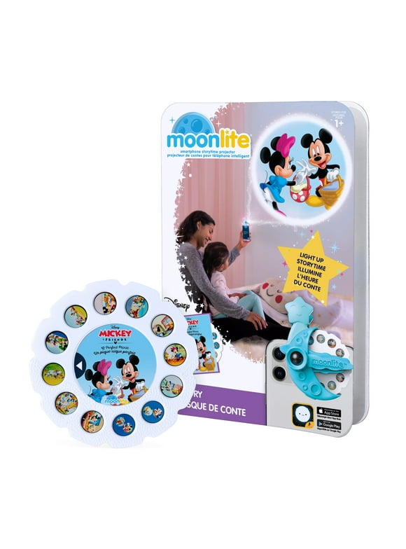 Moonlite Storytime Disney Mickey and Friends Story Reel A Perfect Picnic, Early Reading Learning for Kids age 1 to 4