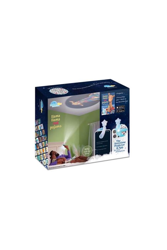 9108310 Llama Red Pajama Story Projector, Blue