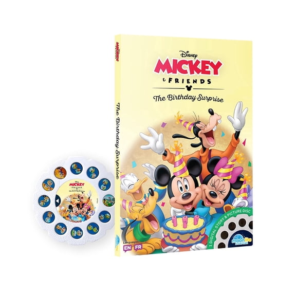 Moonlite Storytime Mickey and Friends The Birthday Surprise Single Story Reel, Interactive Early Learning for Kids Age 1 to 4