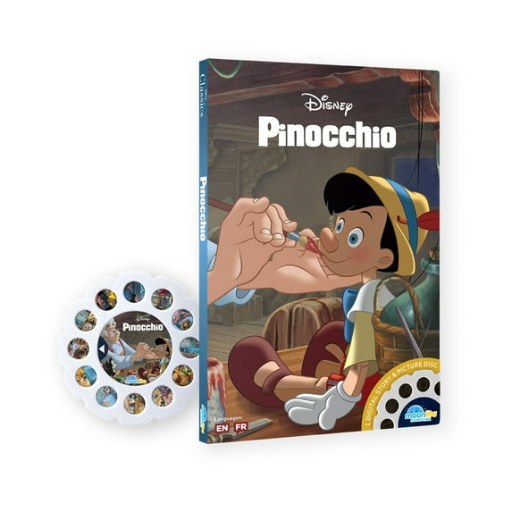 Moonlite Storytime Pinocchio Single Story Reel, Interactive Early Learning for Kids Age 1 to 4