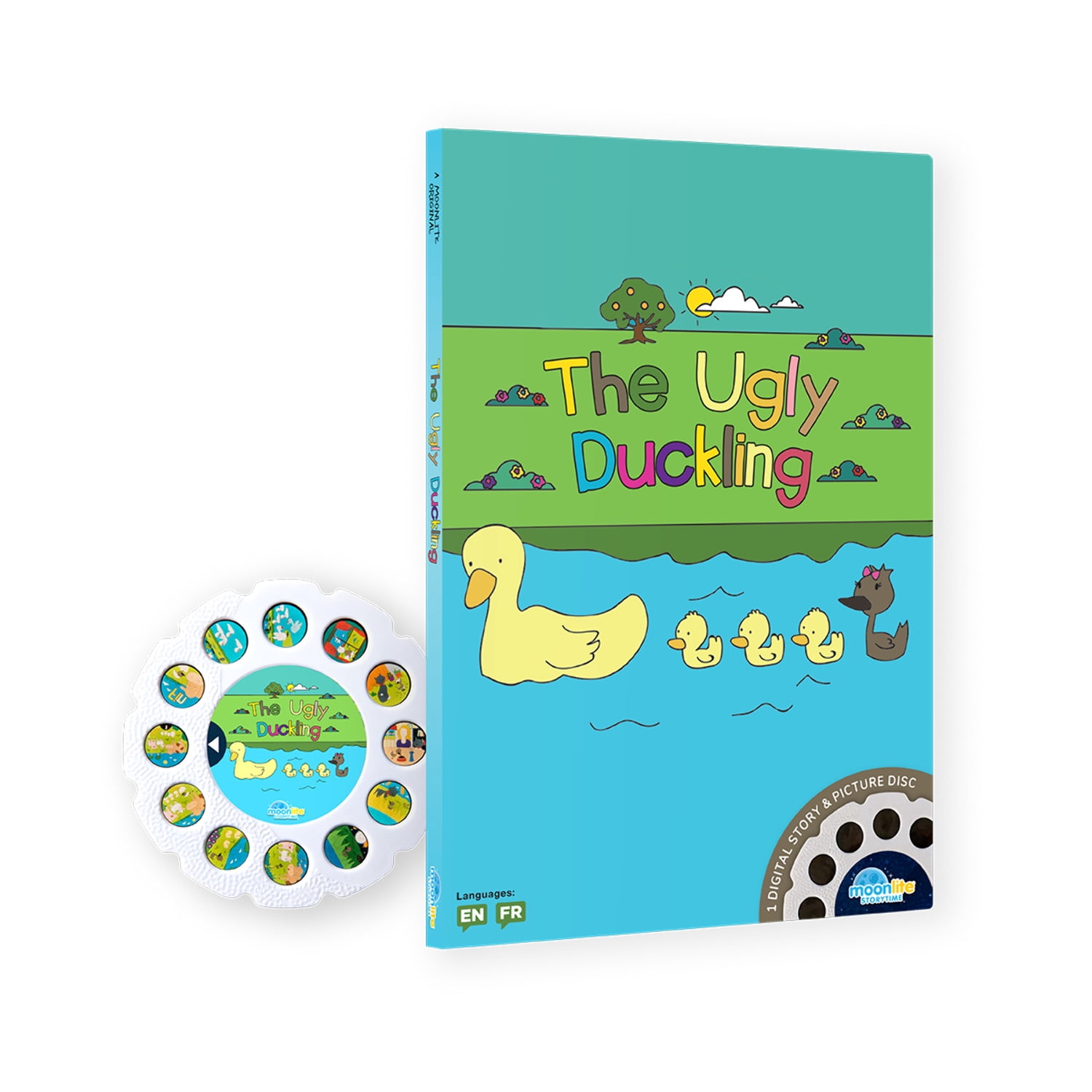 Moonlite Storytime Storybook Reel - Digital Projector For Kids With Sound Effects, Interactive Reading Fun