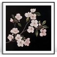 thumbnail image 1 of Moonow7 Cherry Blossom Wall Art Prints, Spring Botanical Poster for Bedroom, Living Room, Office Aesthetic Decor, Minimalist Floral Artwork for Natural Home, Unframed Size 40x40 cm / 16x16”, 1 of 13