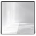 thumbnail image 1 of Moonow7 Modern Light and Shadow Print, Minimalist Geometric Wall Art for Bedroom, Living Room, Office Decor, Unframed Size 50x50 cm / 20x20″, 1 of 14
