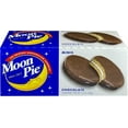 thumbnail image 1 of MoonPie Mini Chocolate MoonPies, 12 oz, 12 Count – A Delicious Stuffed Snack Cake with Chocolate Flavor and Marshmallow Filling, 1 of 8