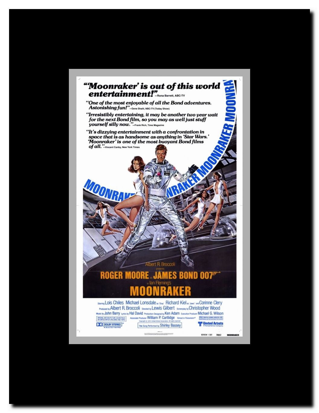 Moonraker Framed Movie Poster