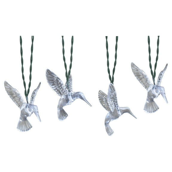 Moonrays 91142 Solar-Powered LED Hummingbird String Lights
