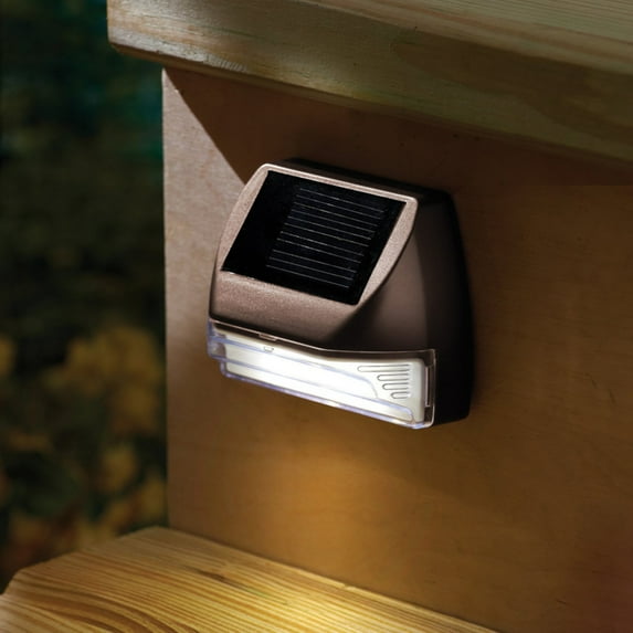 Moonrays 95028 Mini Rectangle Solar Deck Light