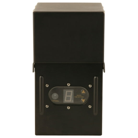 Moonrays 95434 300-Watt Power Pack Control Box with Timer and Sunlight Sensor