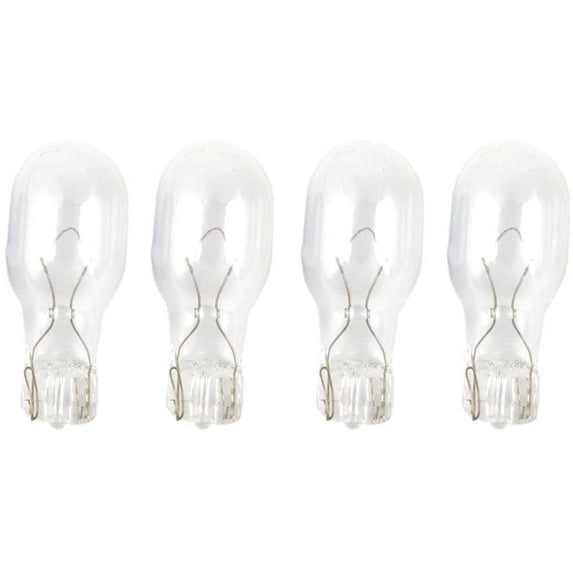 Moonrays 95504 Wedge Base Light Bulbs, Clear, 7-Watt, 4-Pack