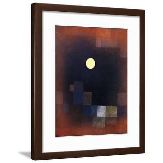 Moonrise, Abstract Scenic Framed Art Print Wall Art by Paul Klee Sold by Art.Com