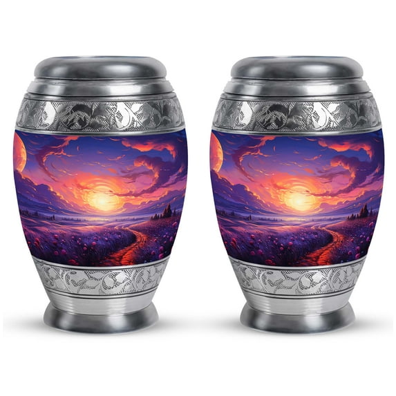 Moonrise Urn For Human Ashes Adult Male - Discreet Mini Urn for Adult Ashes - Portable Keepsake for Men - Elegant Cremation Solution 3 Inch, 1 Pc