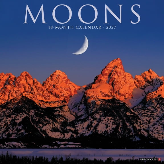 Willow Creek Press, Moons 2027 Wall Calendar