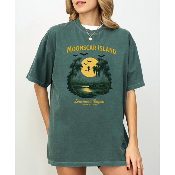 Moonscar Island Shirt, Retro Cartoon Halloween Movie Tee, Zombie Island Shirt, 90s Nostalgia Shirt, Vintage Halloween Gift for Fans