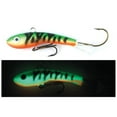 thumbnail image 1 of Moonshine Lures, Fishing Lure Jig, Shiver Minnow 2", Glow Perch, 1 of 2
