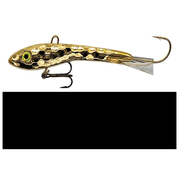 Moonshine Lures, Fishing Lure Jig, Shiver Minnow 3", Gold