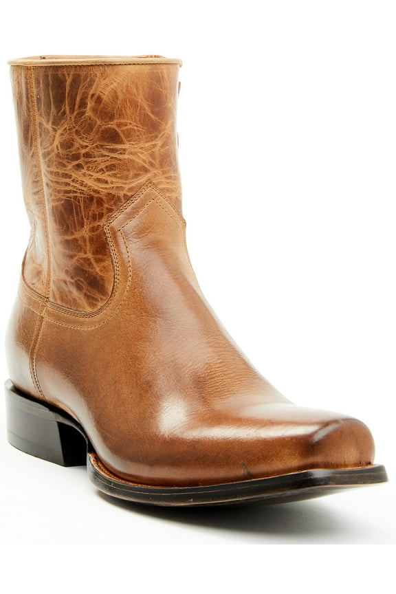 Men's Spirit&Reg; 8" Pancho Zipper Western Boot Square Toe Brown 10 1/2 D(M) US