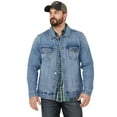 thumbnail image 1 of Moonshine Spirit Men's Button-Down Unlined Denim Trucker Jacket - MSSP22O04-MDW Medium, 1 of 4