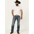 thumbnail image 1 of Moonshine Spirit Men's Cantina Wash Decker Slim Straight Stretch Denim Jeans Medium Wash 32W x 34L  US, 1 of 4
