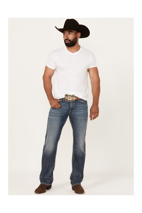 Men's Cantina Wash Decker Slim Straight Stretch Denim Jeans - MSSU24J70-MDW 32W x 36L US