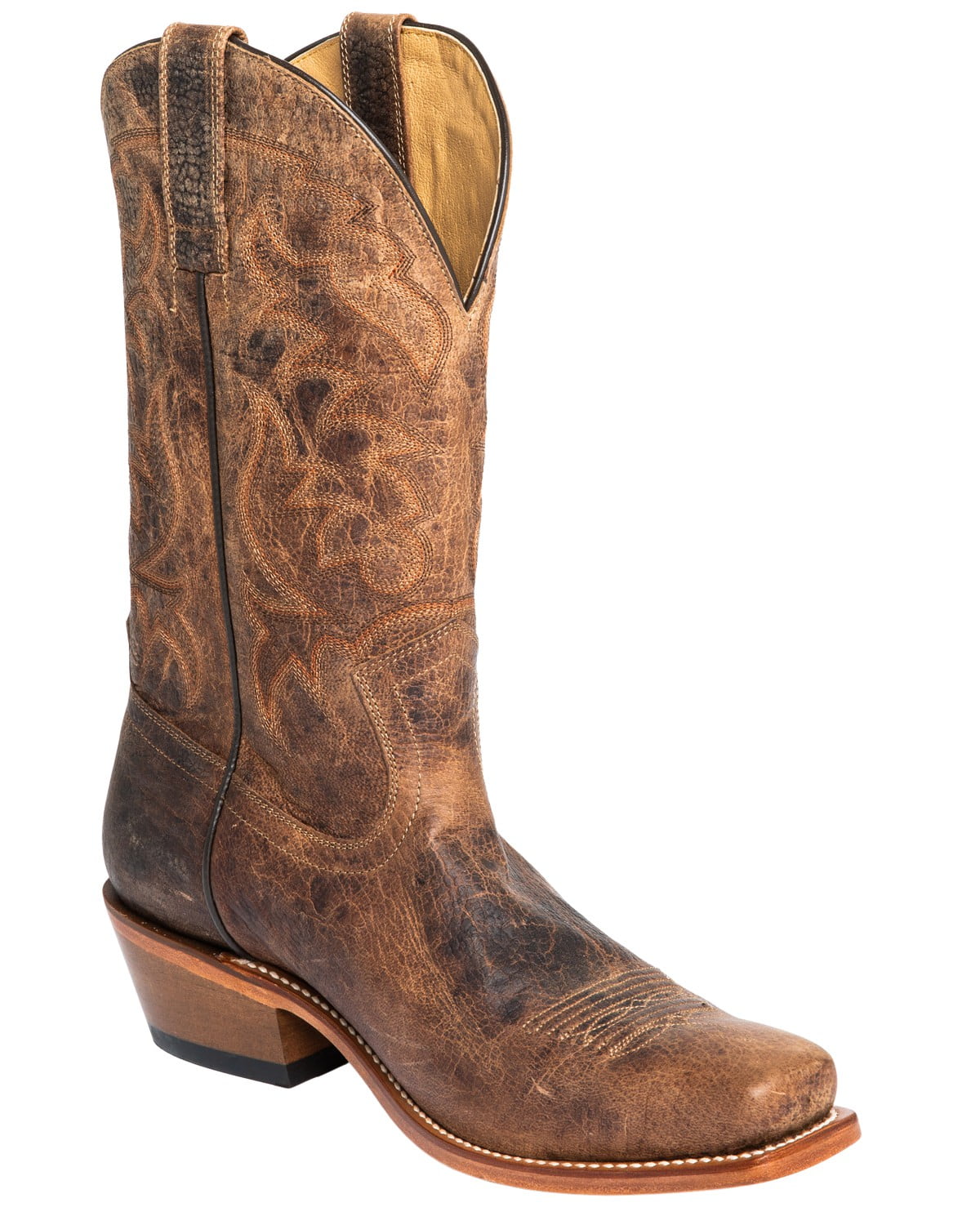 Moonshine Spirit Men's Cutaway Western Boot Square Toe Brown 8 1/2 D(M