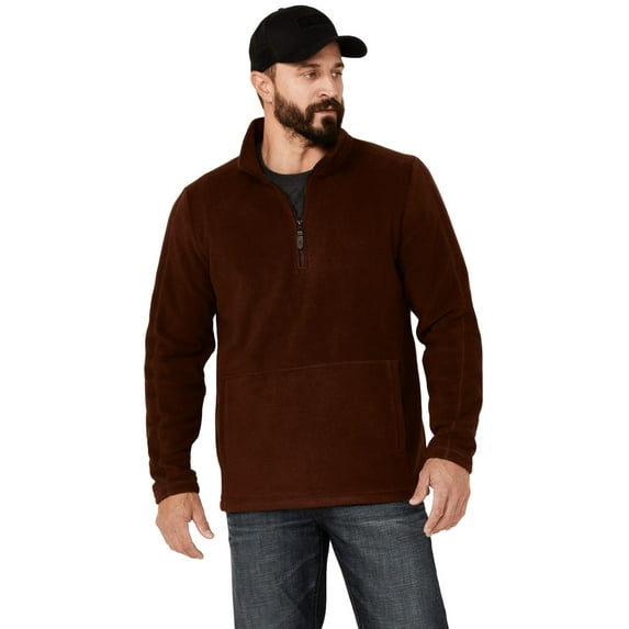 Moonshine Spirit Men's Spirit&Reg; Lake View 1/2 Zip Front Fleece Pullover Rust Copper US