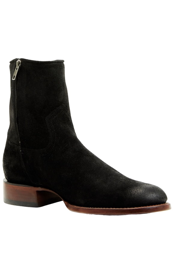 Men's Spirit&Reg; Men'S Pancho Roughout Ankle Boot Round Black 11 D(M) US