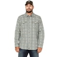 thumbnail image 1 of Moonshine Spirit Men's Spirit&Reg; Rough Patch Plaid Snap Western Shirt - MSFA22W46-CRM, 1 of 4