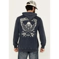 thumbnail image 1 of Moonshine Spirit Men's Washed Away Hooded Sweatshirt - MSFA24SW4-BL   US, 1 of 4