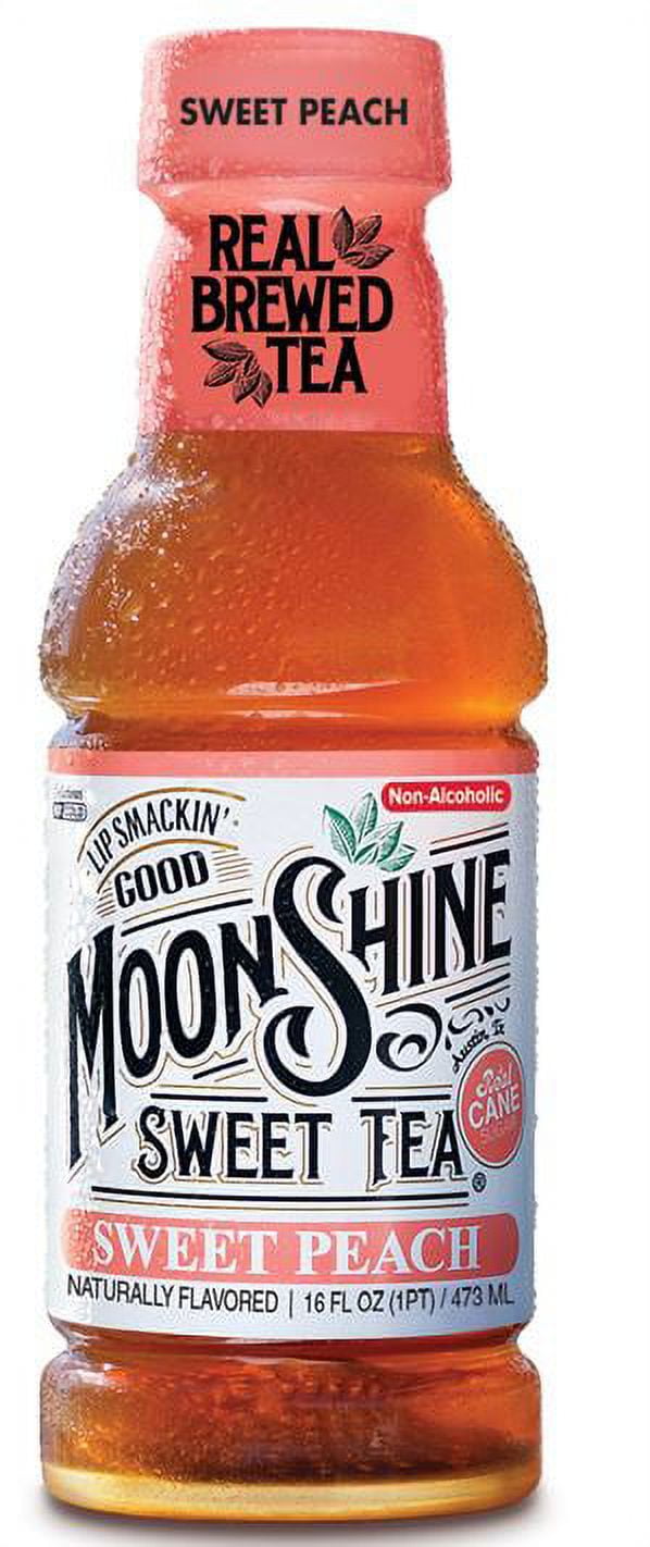 Moonshine Sweet Tea Sweet Peach, 16 Fluid Ounces