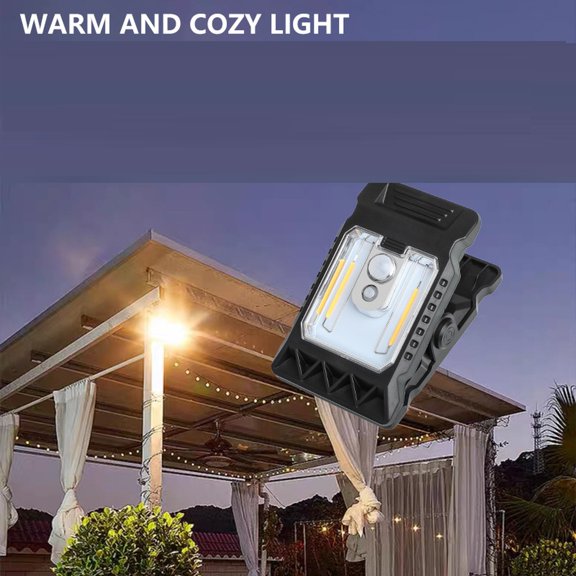 Moonsky 1 Pack Solar Clip Lights Outdoor with Motion Sensor IP65 Waterproof Security Fence a 1PC