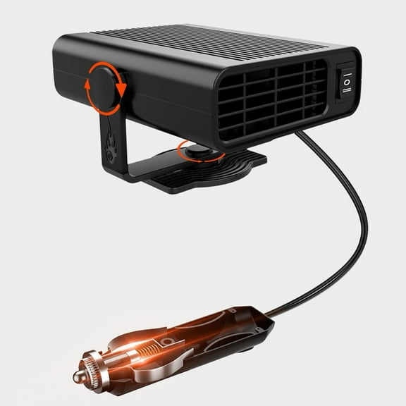 Moonsky 12V 2 in 1 Portable Car Cooler Auto Electronic Air Conditioner Fan Fast Cooling Car Heater Heating/Natural Wind Function