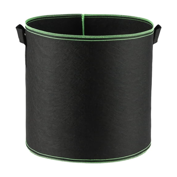 Moonsky 15 Gallon Fabric Yard Planter 19.7 x 11.8 In Wide Aeration Grow Bag with Handles Green Edge Tree Nursery Pot for Semiquincentennial Celebration