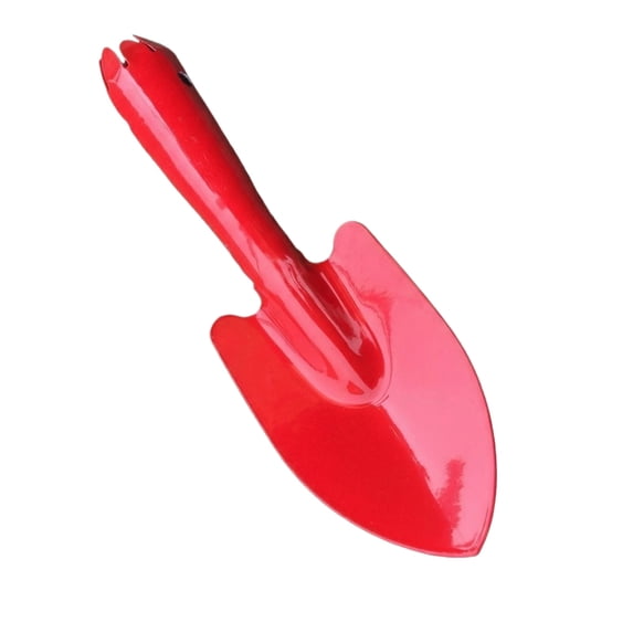 Moonsky 1PC Metal Garden Hand Shovel for Planting Small Trowel Tool for Home Florist and Soil Digging Red