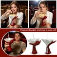 thumbnail image 1 of Moonsky 2-in-1 Spide Popcorn Bucket & Drink Cup Combo – 3D Web Hand Shaped Tumbler with Straw for Movie Theater Snacks, 1 of 9