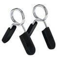 thumbnail image 1 of Moonsky 2Pcs 50mm Olympic Barbell Spring Collar Clips Heavy Duty Weight Lock Black 50mm, 1 of 2