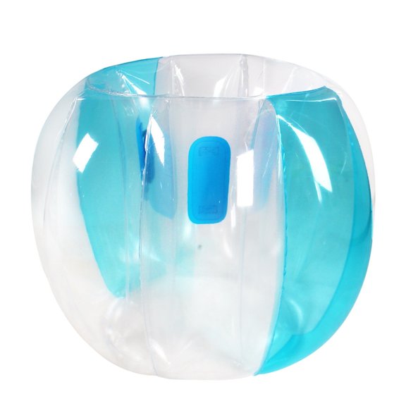 Moonsky 35.4in PVC Inflatable Bumper Ball Human Hamster Ball for Outdoor Grass Games for Adults, Blue