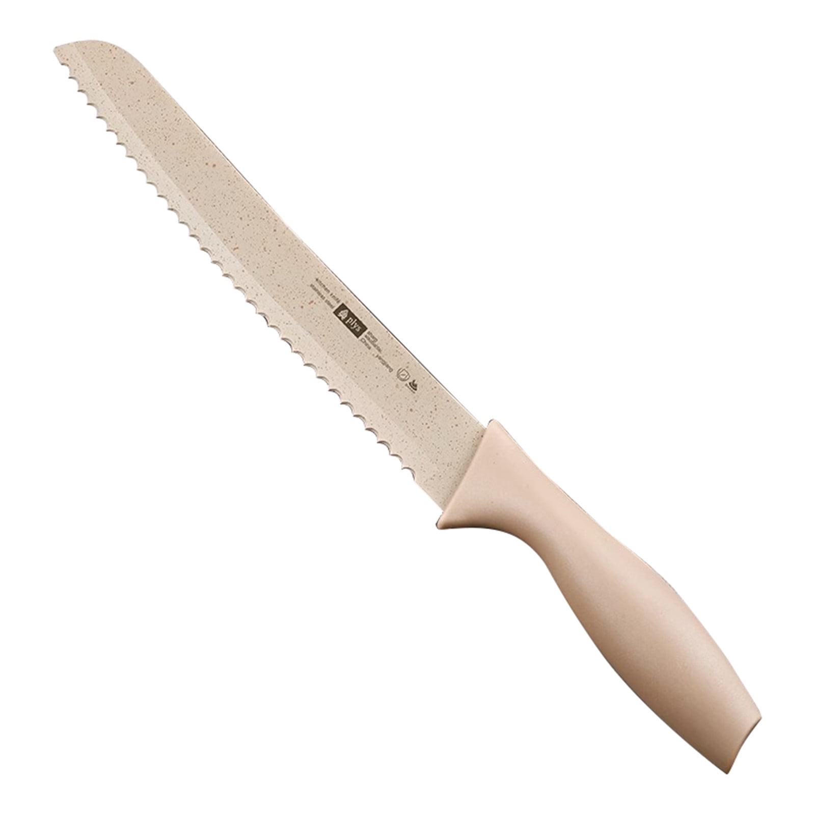 Moonsky 8 Inch Bread Knife Stainless Steel Serrated Knife for Homemade Sourdough and Pastries with Ergonomic ABS Handle for Clean Slicing B 8in Blade