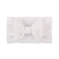thumbnail image 1 of Moonsky Baby Nylon Headbands Hairbands Hair Bow Elastics Hair Accessories For Baby Girls Newborn Infant Toddlers Kids White, 1 of 3