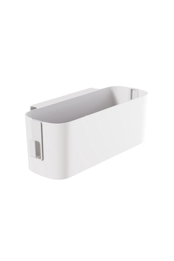 Bedside Table Organizer Hanging Storage Basket with 2 Removable Hooks 1PC