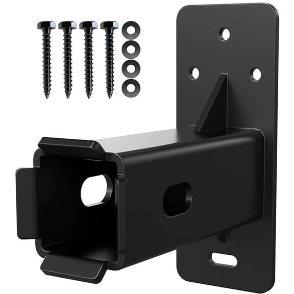 Moonsky Bike Wall Hook Rack - Heavy Duty Wall Mounted Hanger, Stores Bikes Horizontally or Vertentially to Save Garage Space Black 1PC